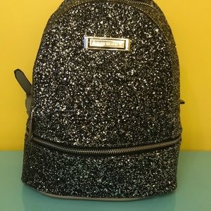 river island glitter backpack